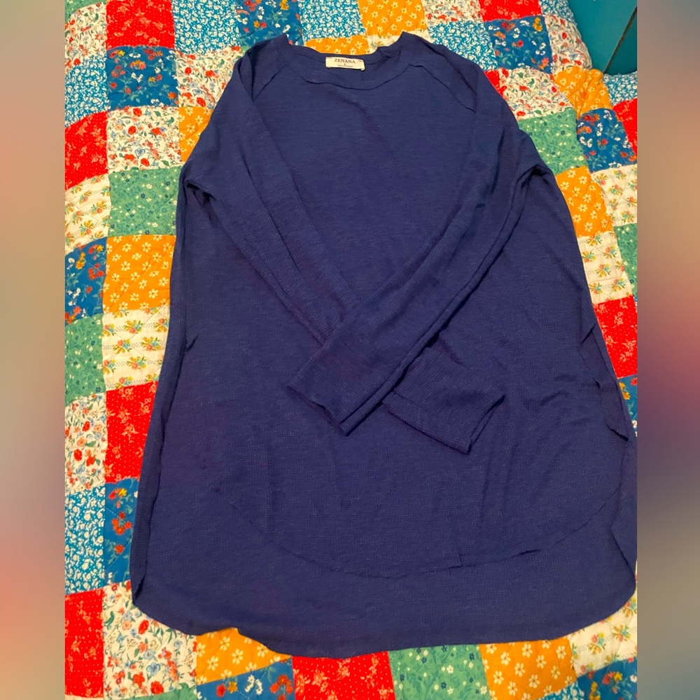 Zenana L oversized Long sleeve top